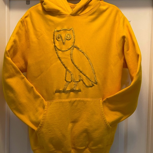 OVO | Other | Size Large Ovo Yellow And Gold Hoodie | Poshmark
